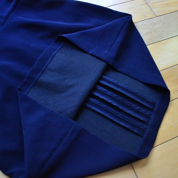 The Kooples Womens Laser Cut Sheath Dress Size XS Dark Navy - Picture 8 of 11